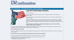 Desktop Screenshot of dv-confirmation.com